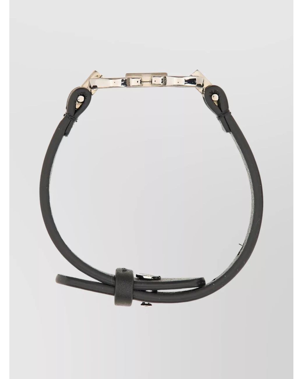 Ferragamo Multicolor Leather Double Gancini Bracelet for men