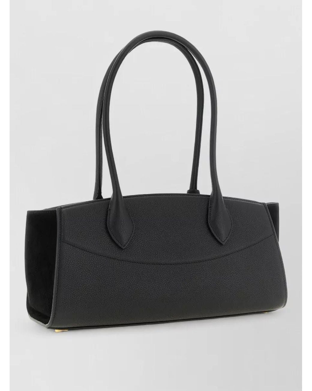 Ferragamo Black The Studio Soft Medium Leather Tote Bag