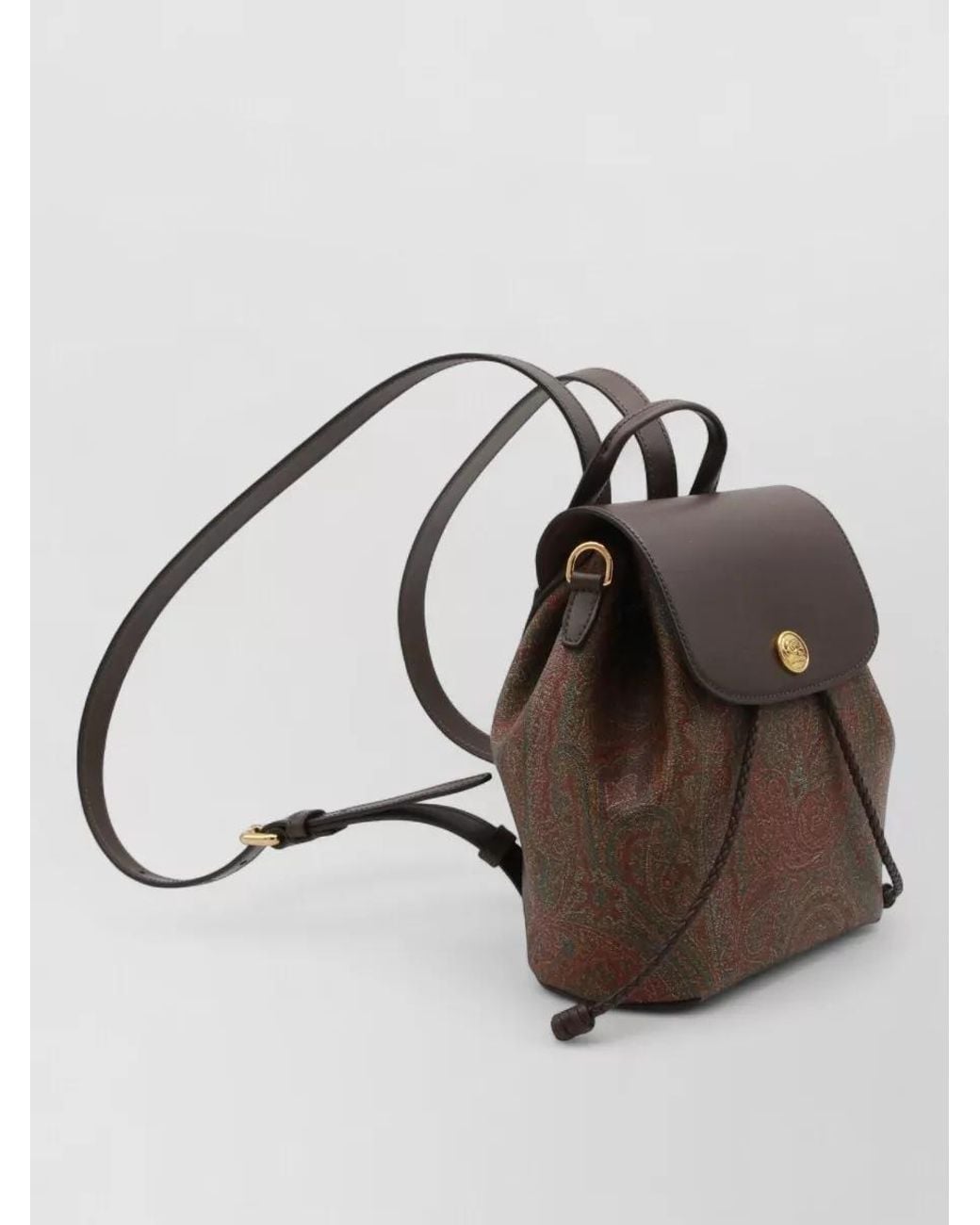 Etro Brown Essential Small Backpack