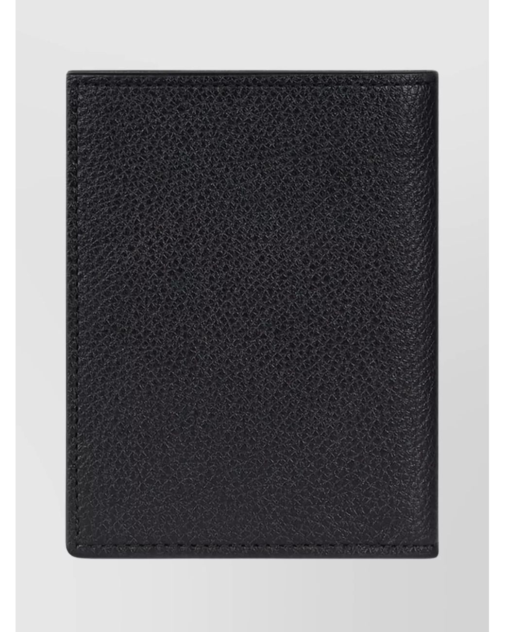 Givenchy Black Grained Leather Card Holder for men