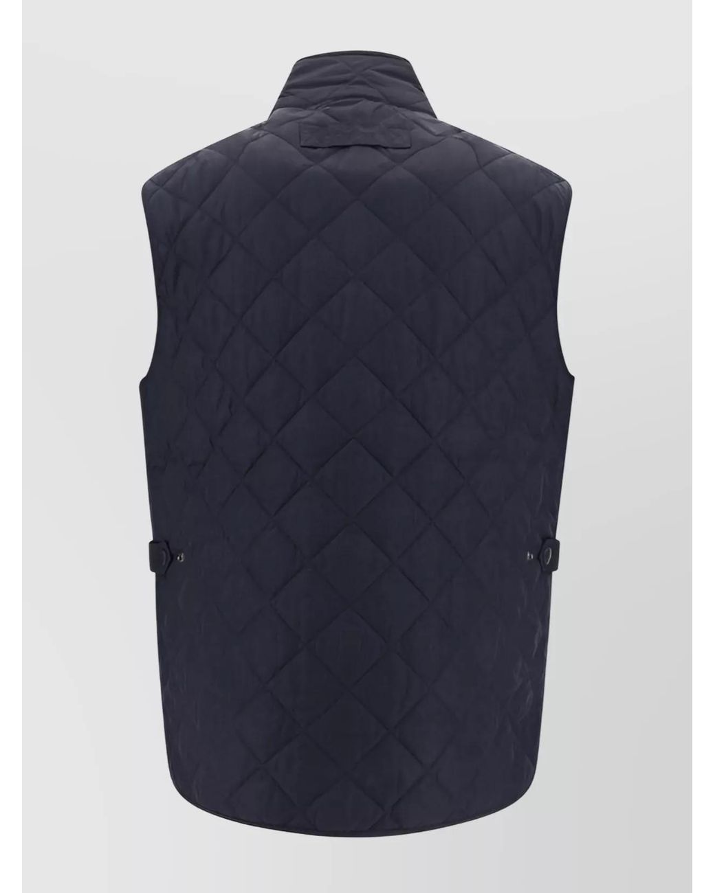 Barbour Blue Quilted Sleeveless Jacket for men