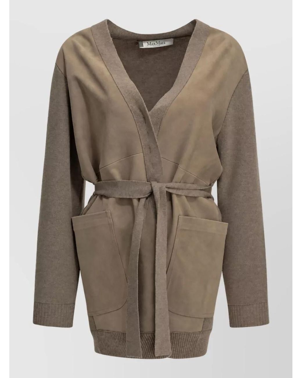 Max Mara Multicolor Cashmere Wool Dressing Gown
