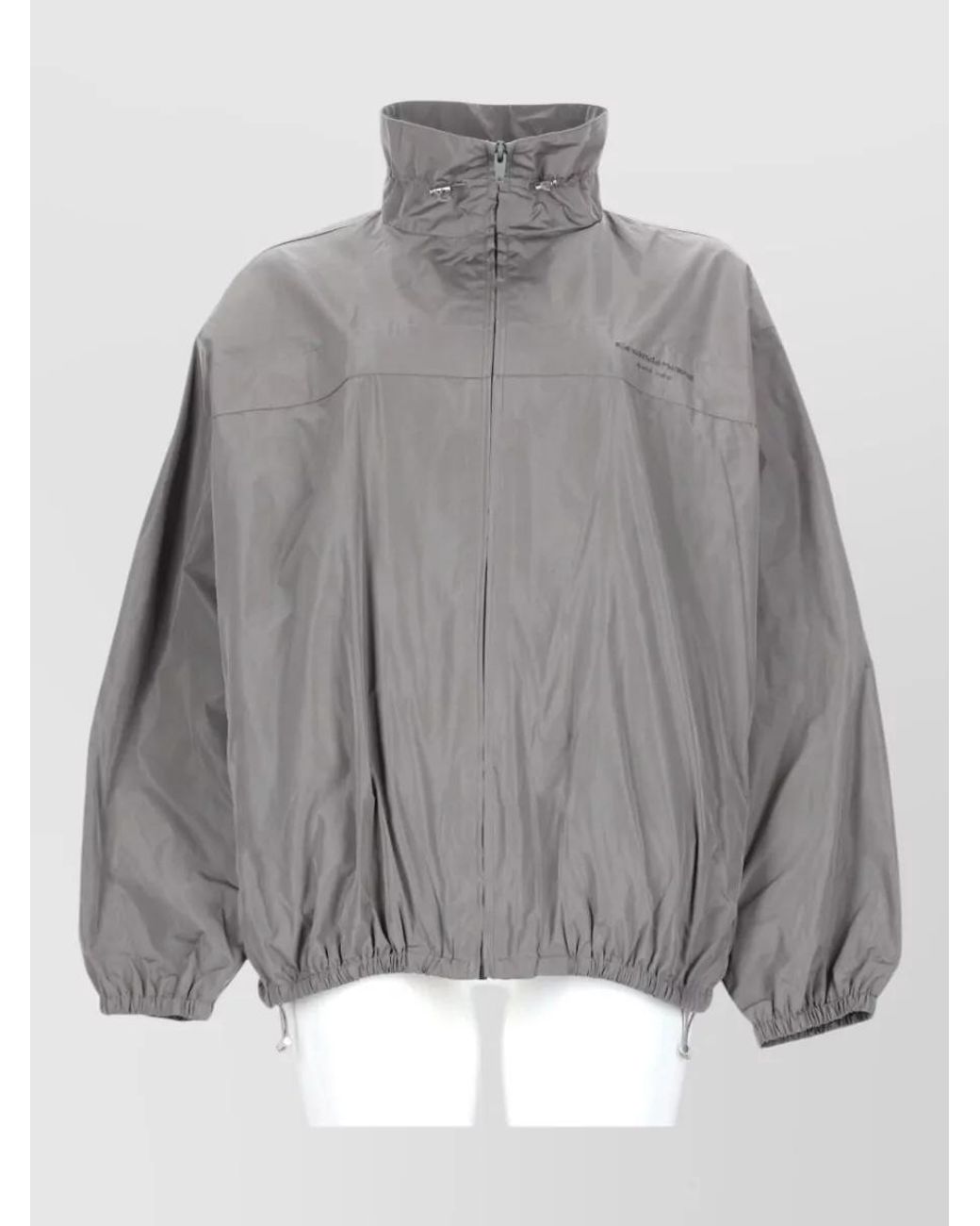 Alexander Wang Gray Oversized Zip Jacket