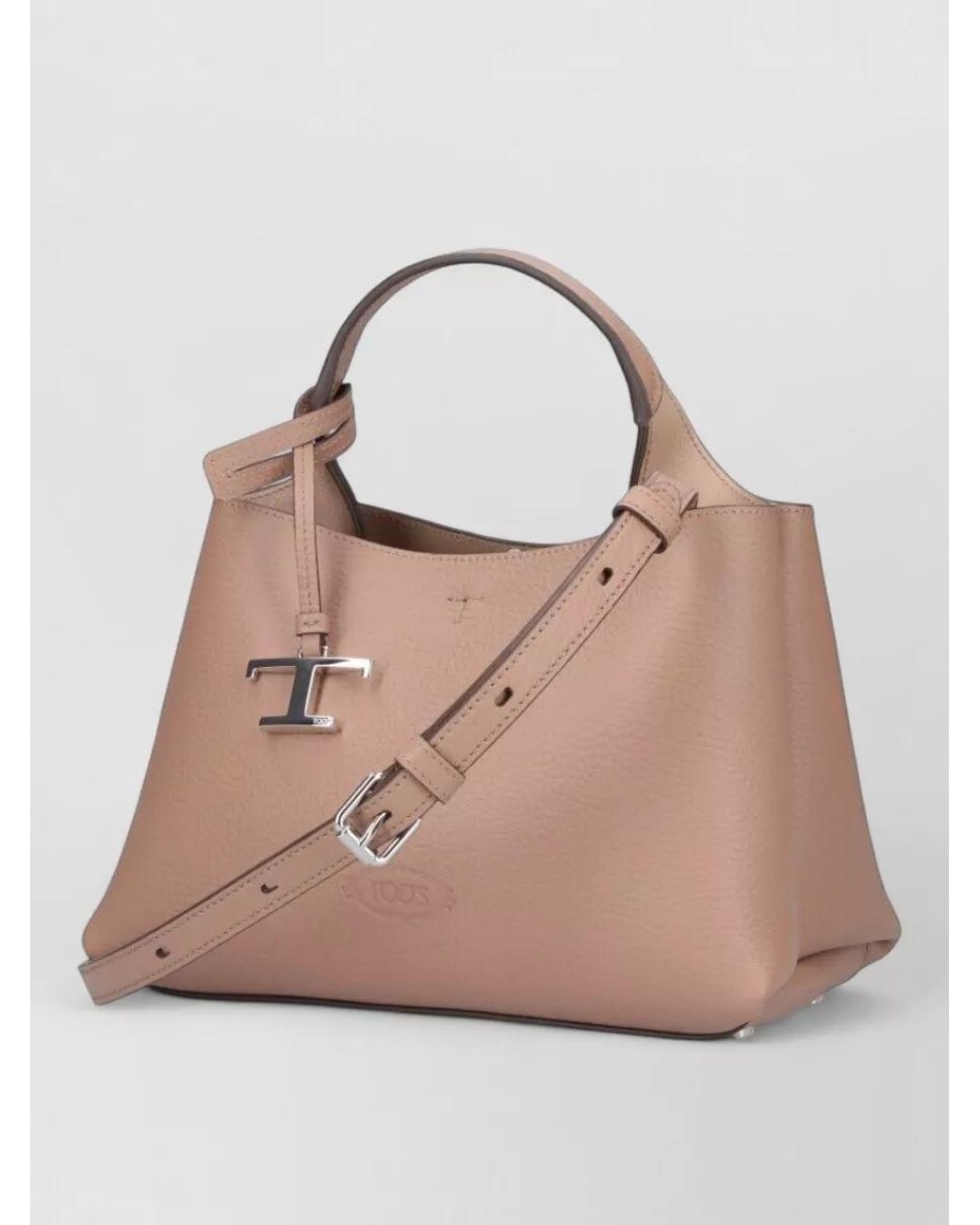 Tod's Natural Na Leather Crossbody Bag