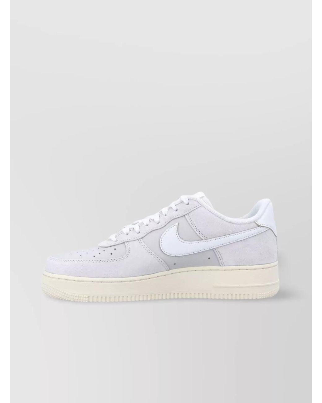 Nike White Leather Low Top Sneakers