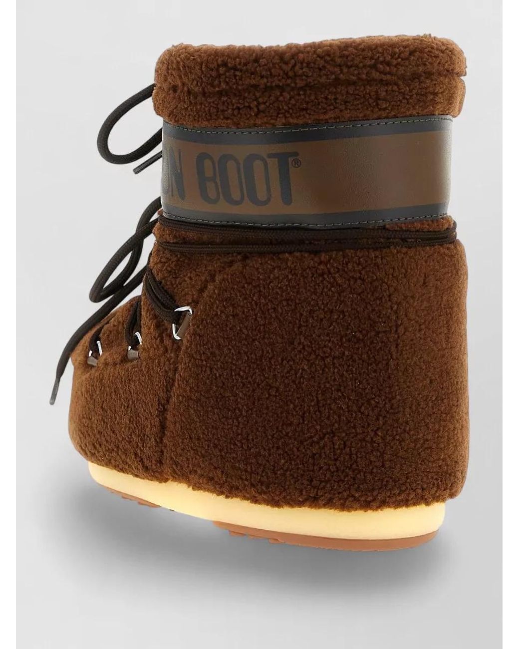 Moon Boot Brown Fleece Ankle Boots