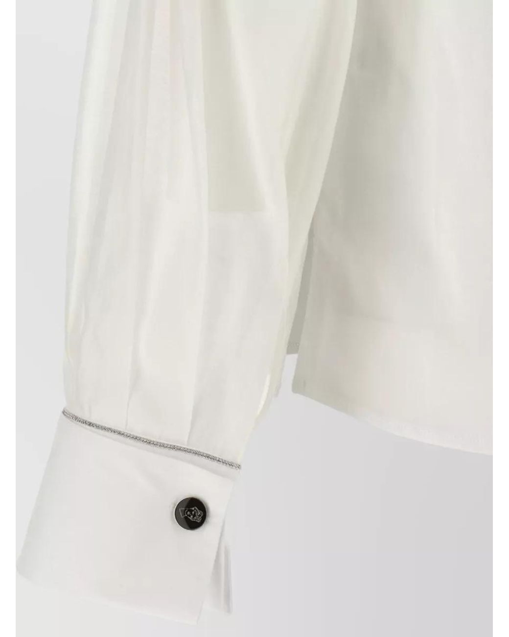 Peserico White Cotton Stretch Shirt