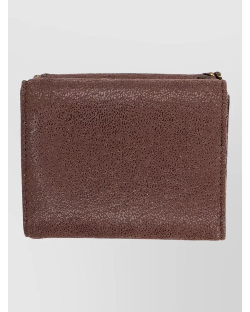 Stella McCartney Brown Trifold Wallet