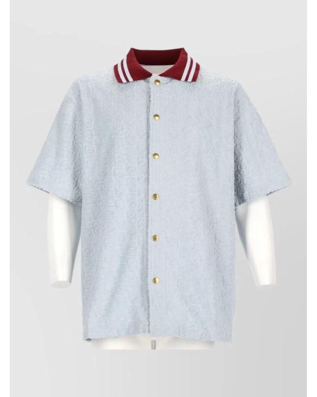 Drole de Monsieur Blue Cotton Polo Shirt for men