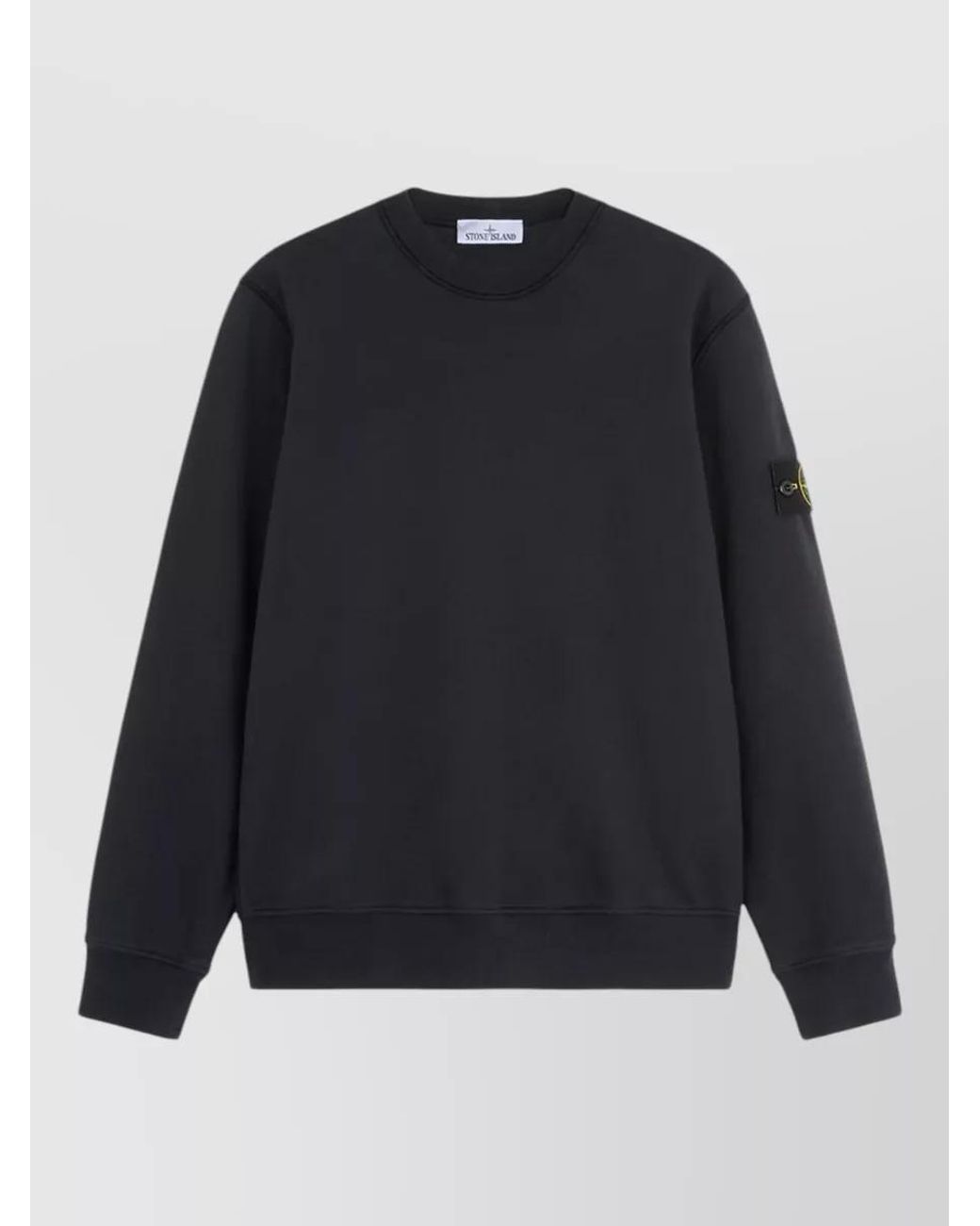 Stone Island Blue Cotton Crewneck Sweatshirt for men