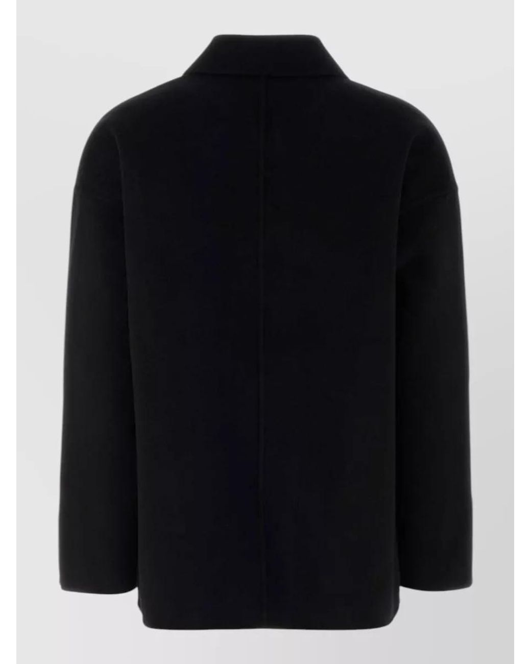 Anine Bing Black Cashmere Single-Breasted Coat
