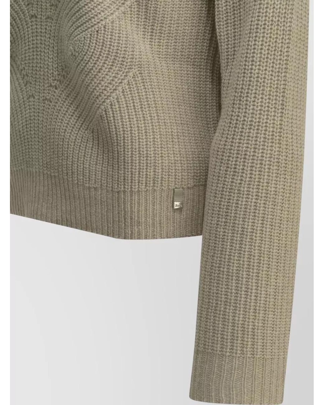 Herno Natural Wool Turtleneck Sweater
