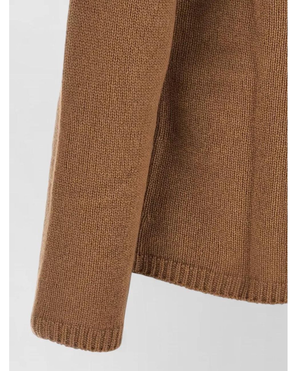 Max Mara Brown Cashmere Wool Jumper