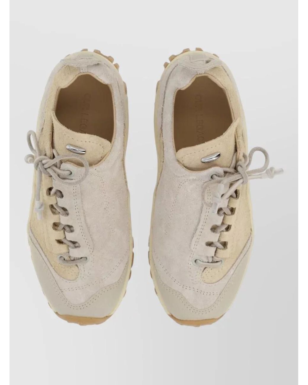 Our Legacy Natural Leather Low-Top Sneakers for men