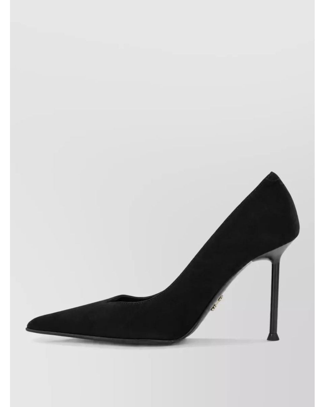 Sergio Levantesi Black Leather Leyla 100Mm Pumps