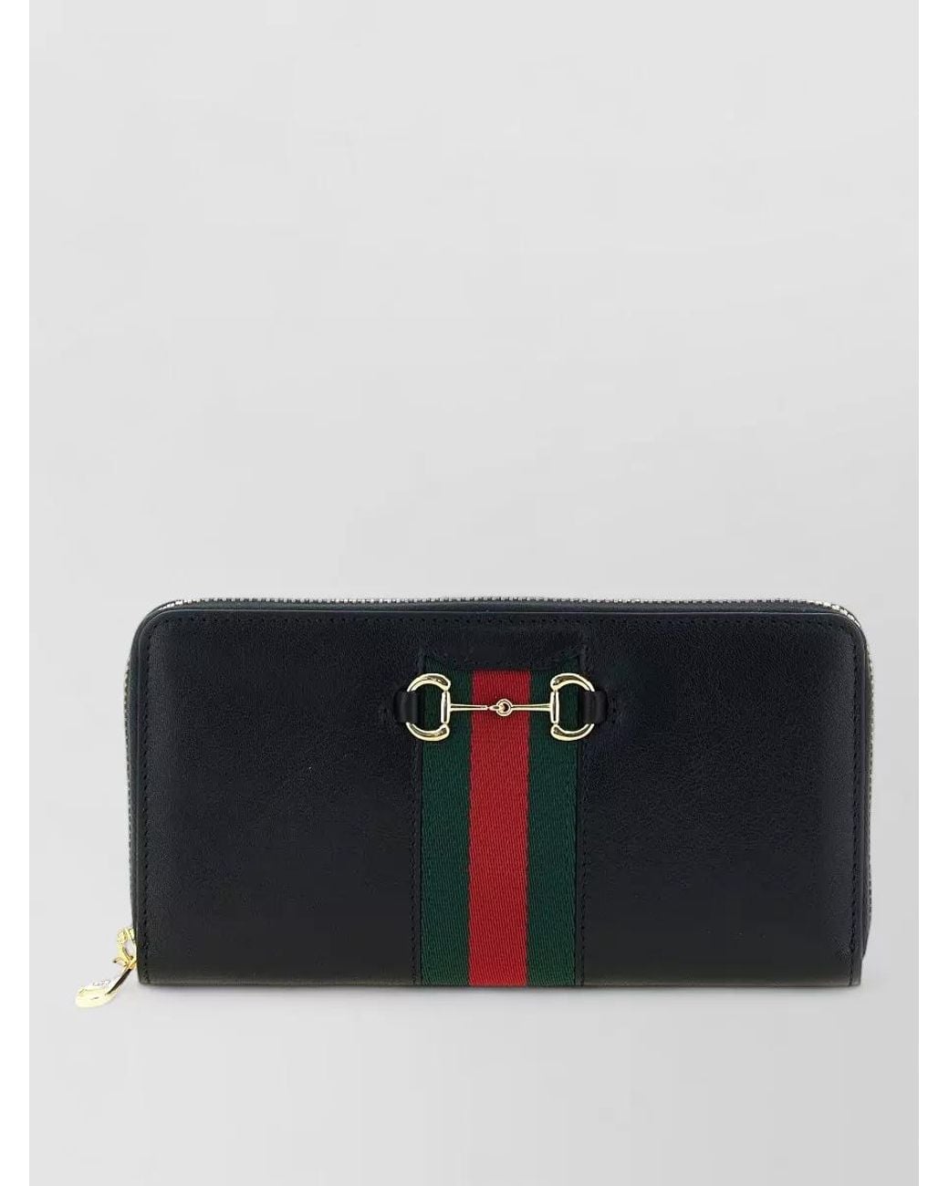 Gucci Black Leather Clutch Bag