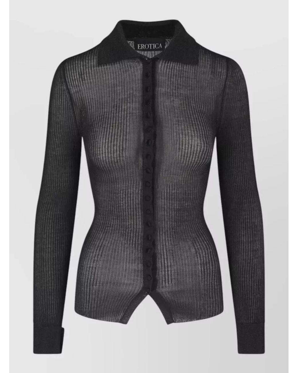 Dondup Black Sleeveless Knitted Top