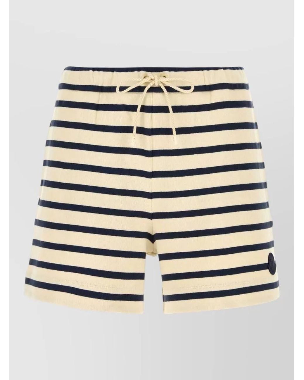 Moncler Multicolor Embroidered Cotton Shorts