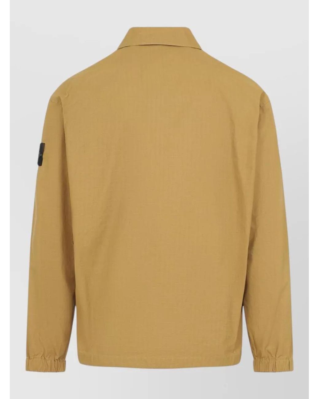 Stone Island Natural Cotton Relaxed-Fit Shirt Jacket for men