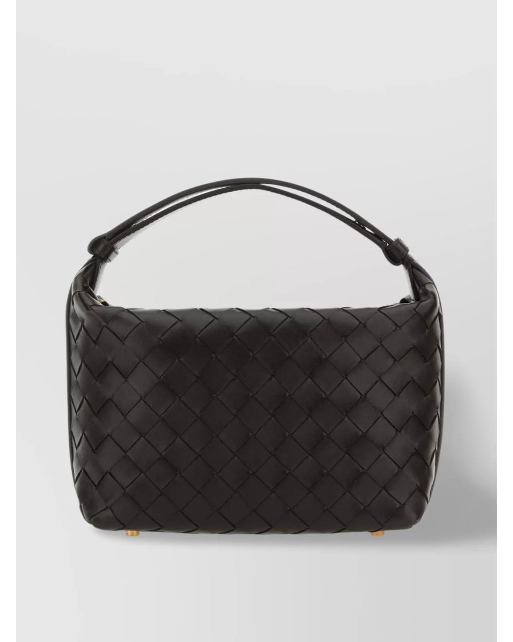 Bottega Veneta Black Mini Wallace Handbag
