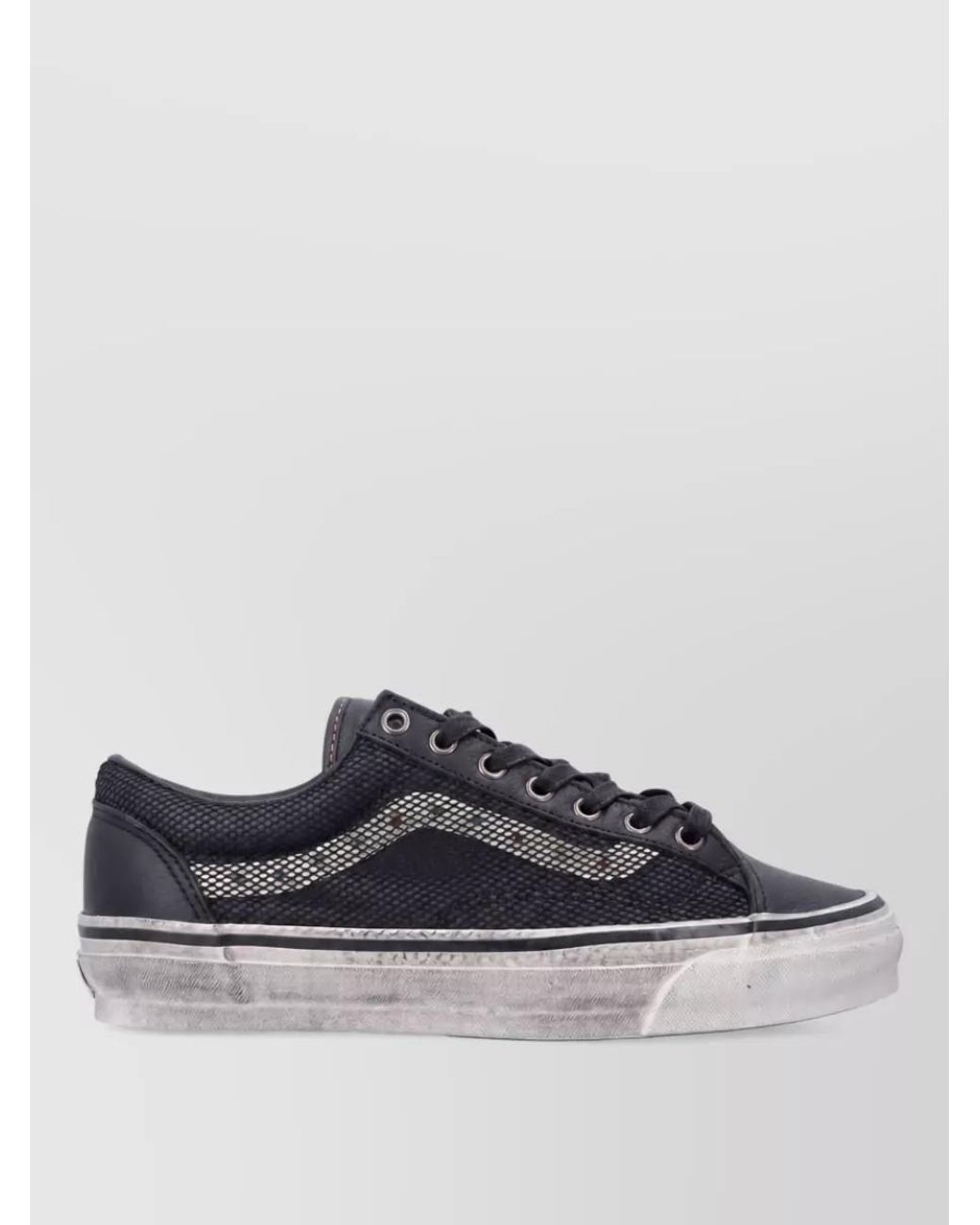 Vans Blue Studded Canvas Lace-Up Sneakers