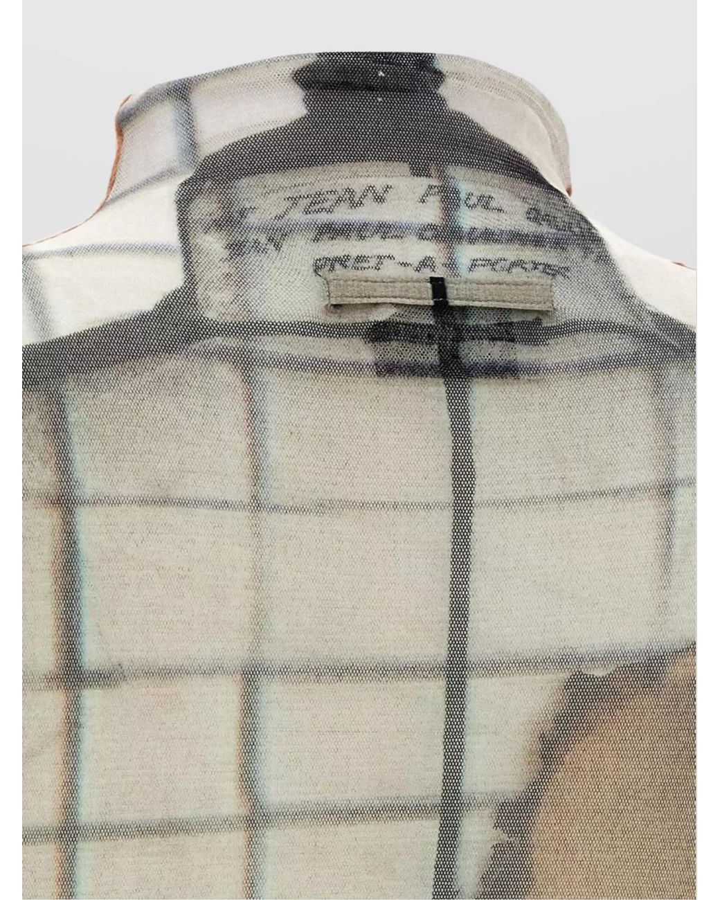Jean Paul Gaultier White Printed Bodysuit