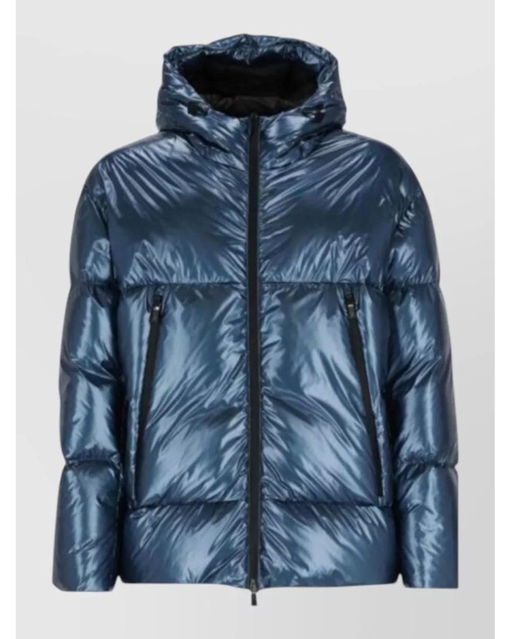 Herno Blue Down Puffer Jacket for men