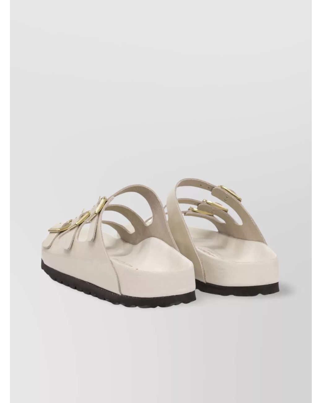 Birkenstock White Leather Florida Fresh Sandals