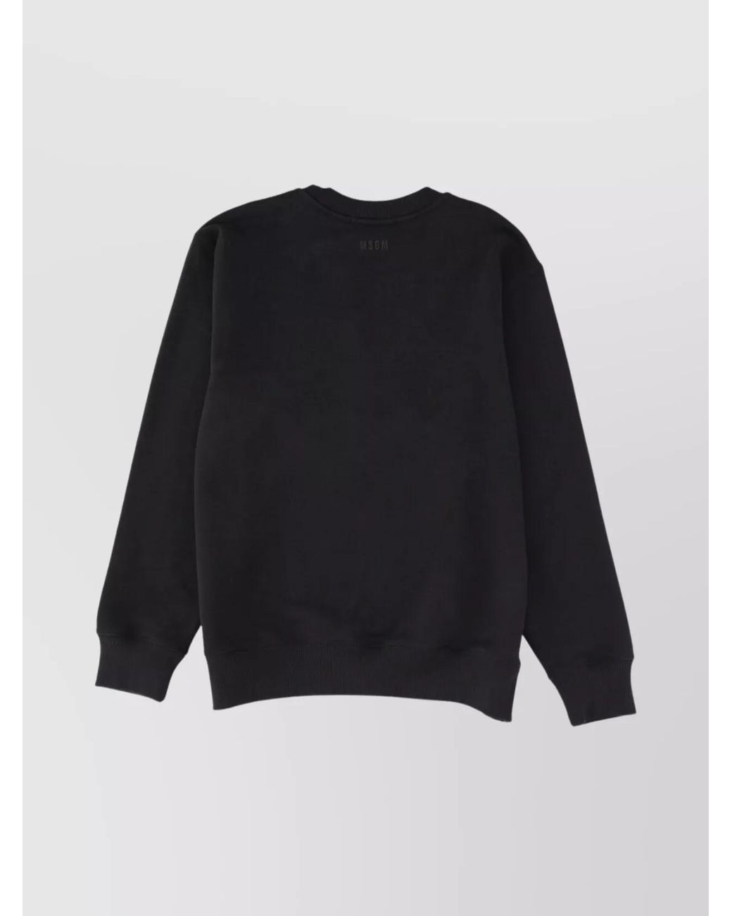 MSGM Blue Cotton Regular-Fit Sweatshirt for men