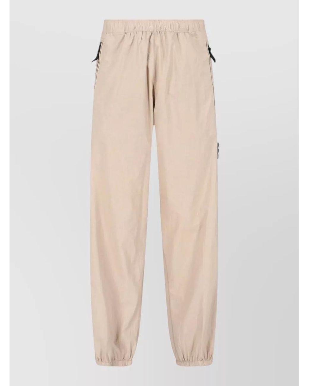 Stone Island Natural Straight-Leg Track Pants for men