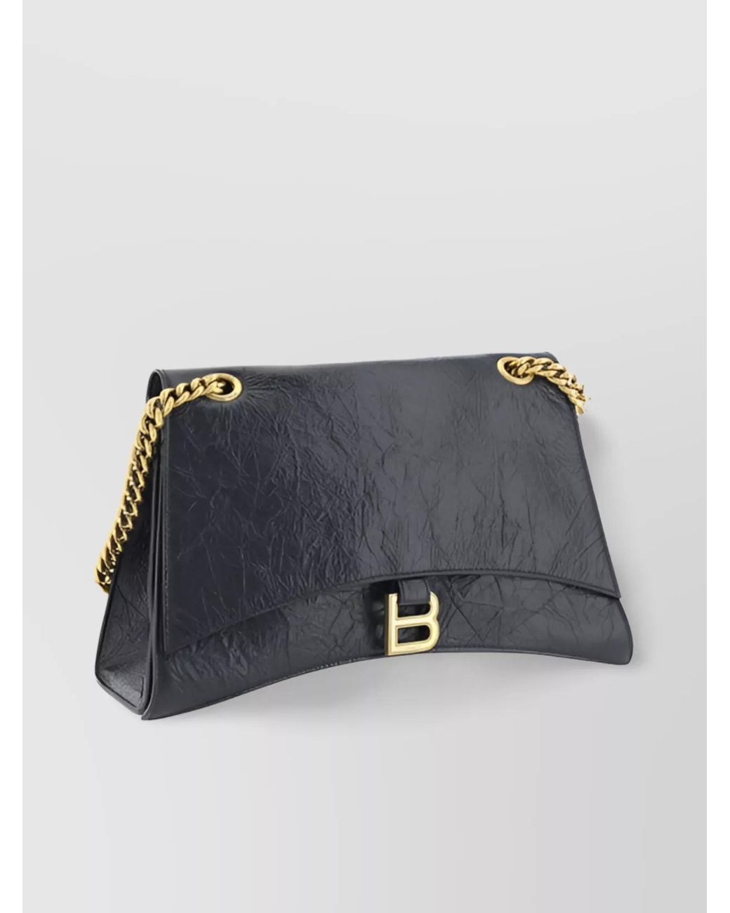 Balenciaga Blue Crush Medium Leather Shoulder Bag