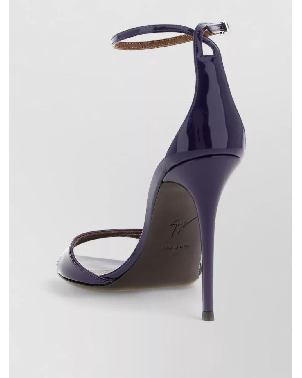 Giuseppe Zanotti White Leather Stiletto Sandals