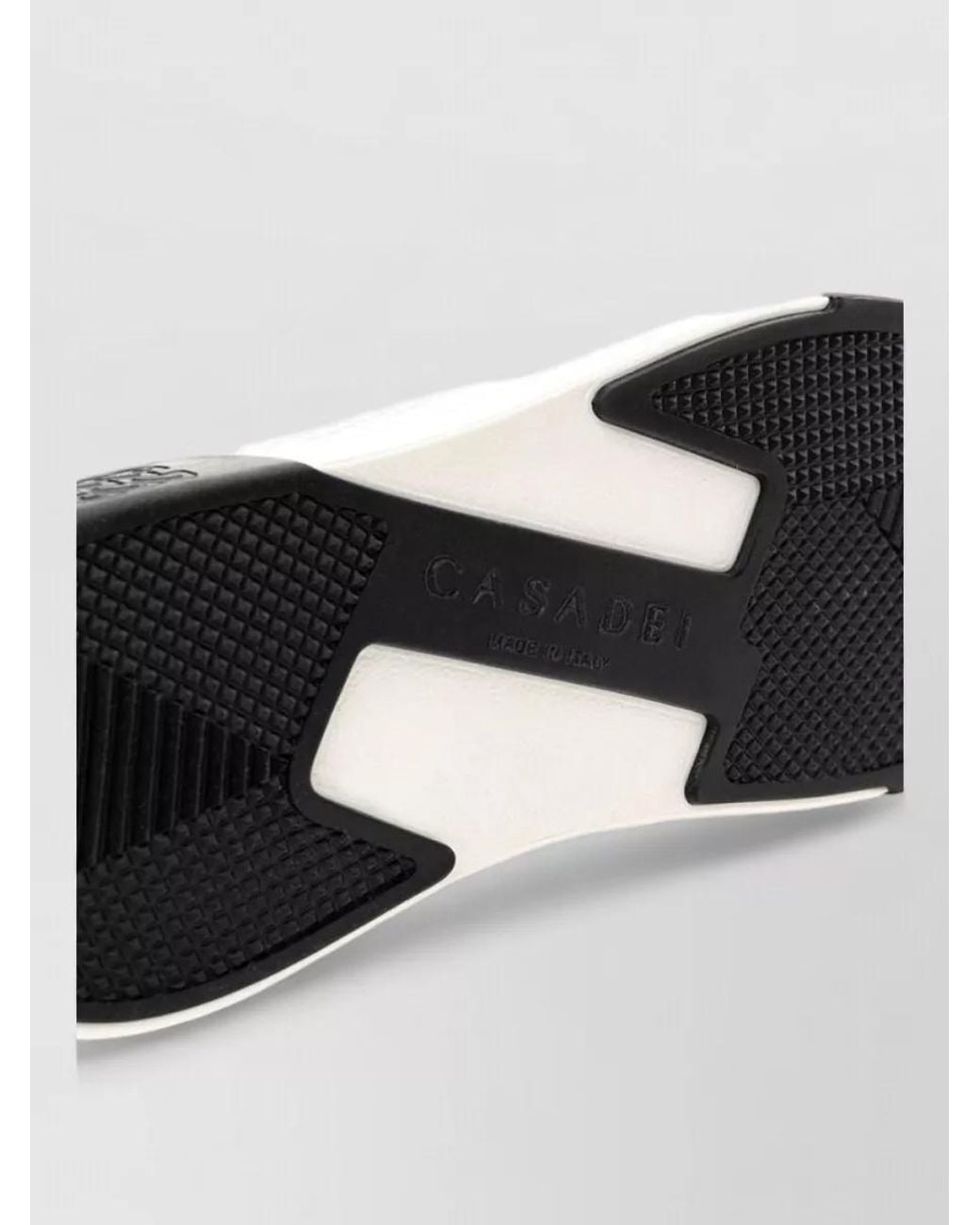 Casadei White Leather Lace-Up Sneakers