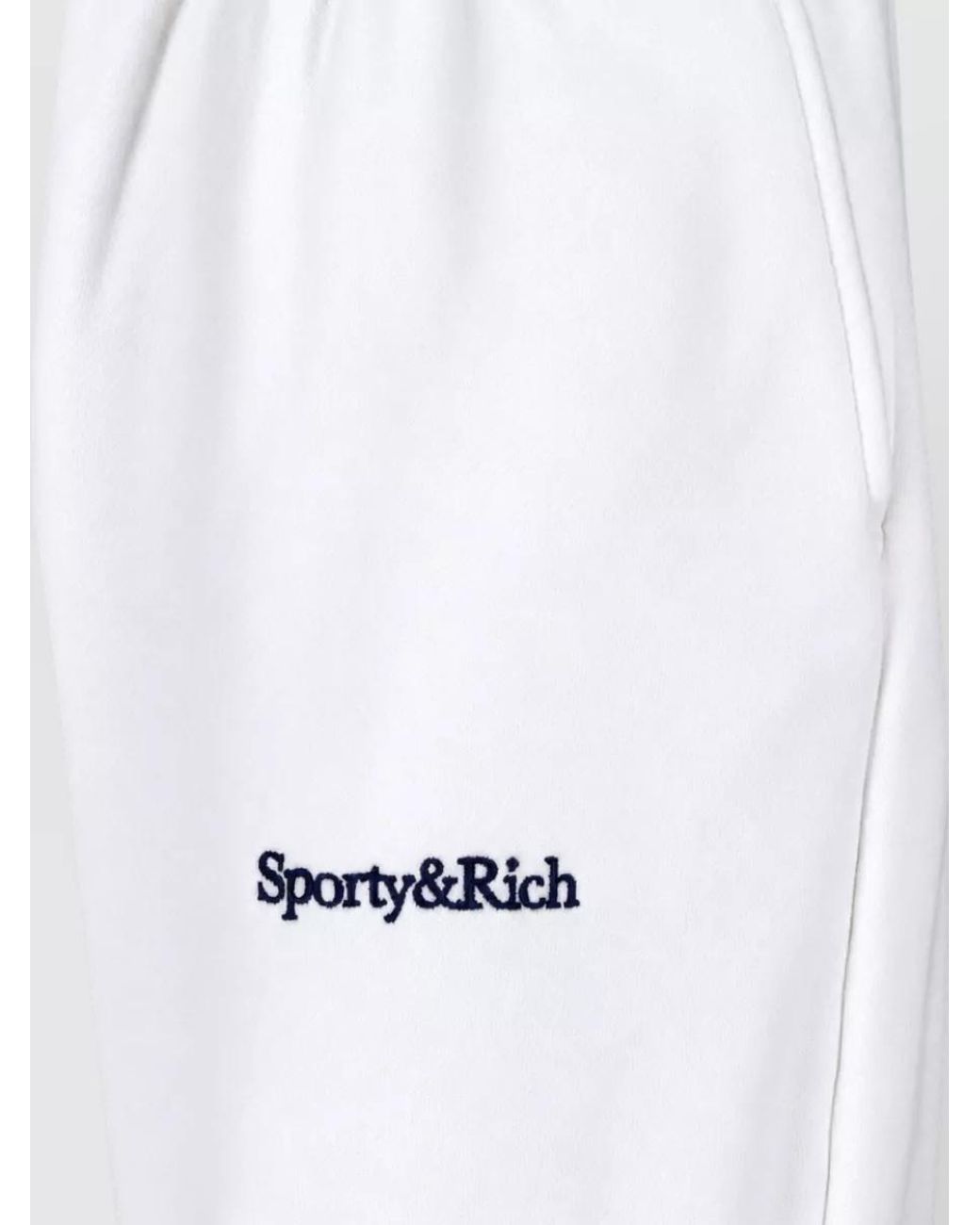 Sporty & Rich White Straight Sweatpants