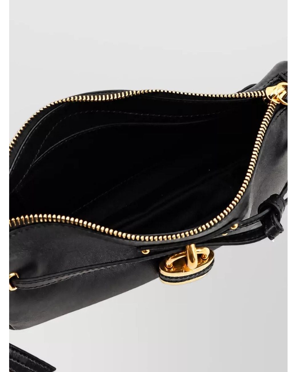 Chloé Black Paddington Mini Leather Clutch Bag