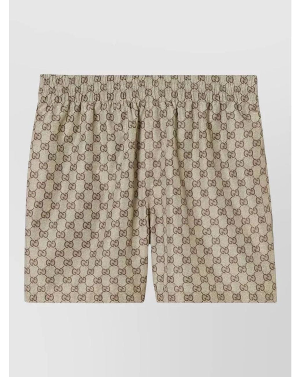 Gucci Natural Monogram Swim Shorts for men