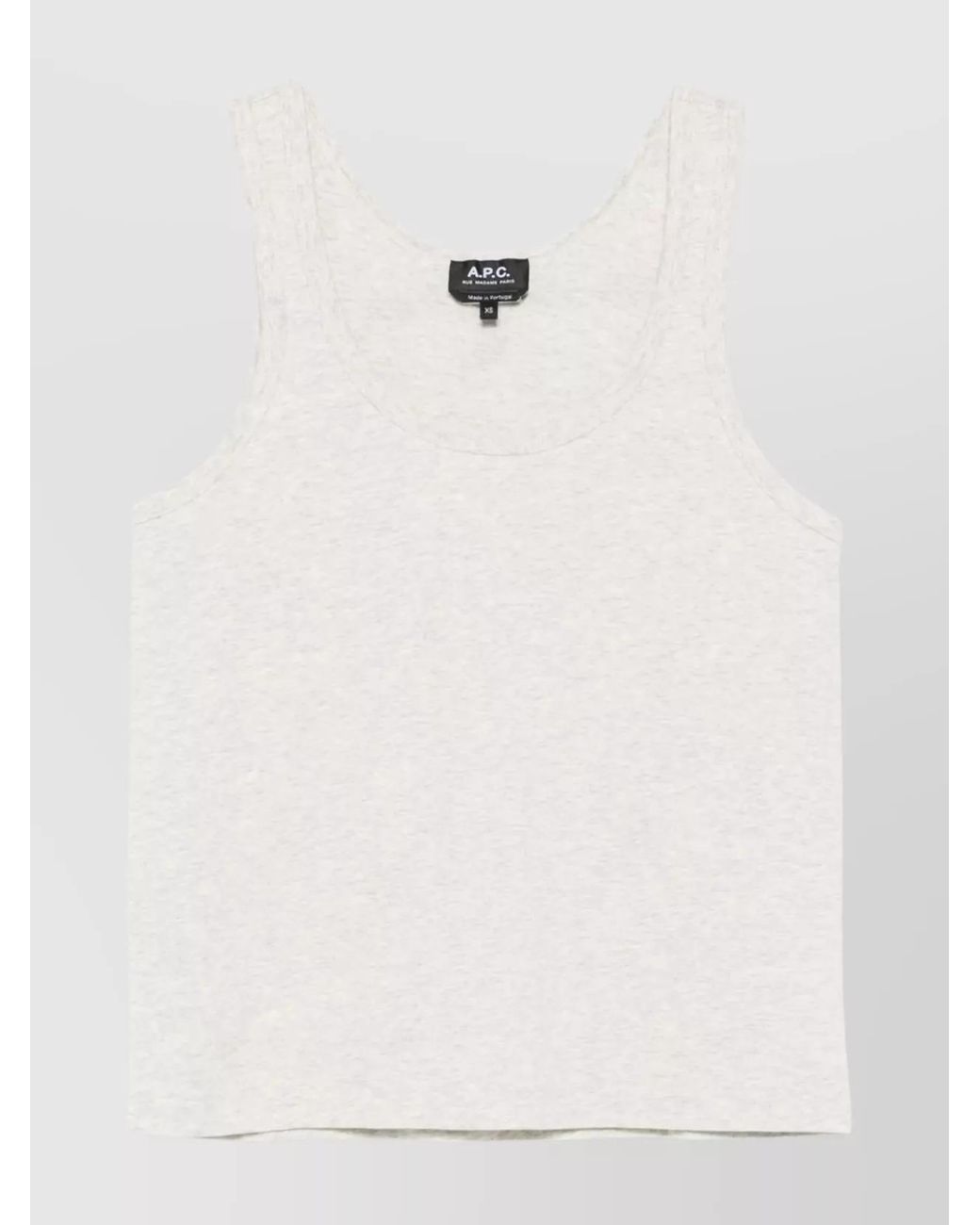 A.P.C. White Organic Cotton Regular-Fit Tank Top