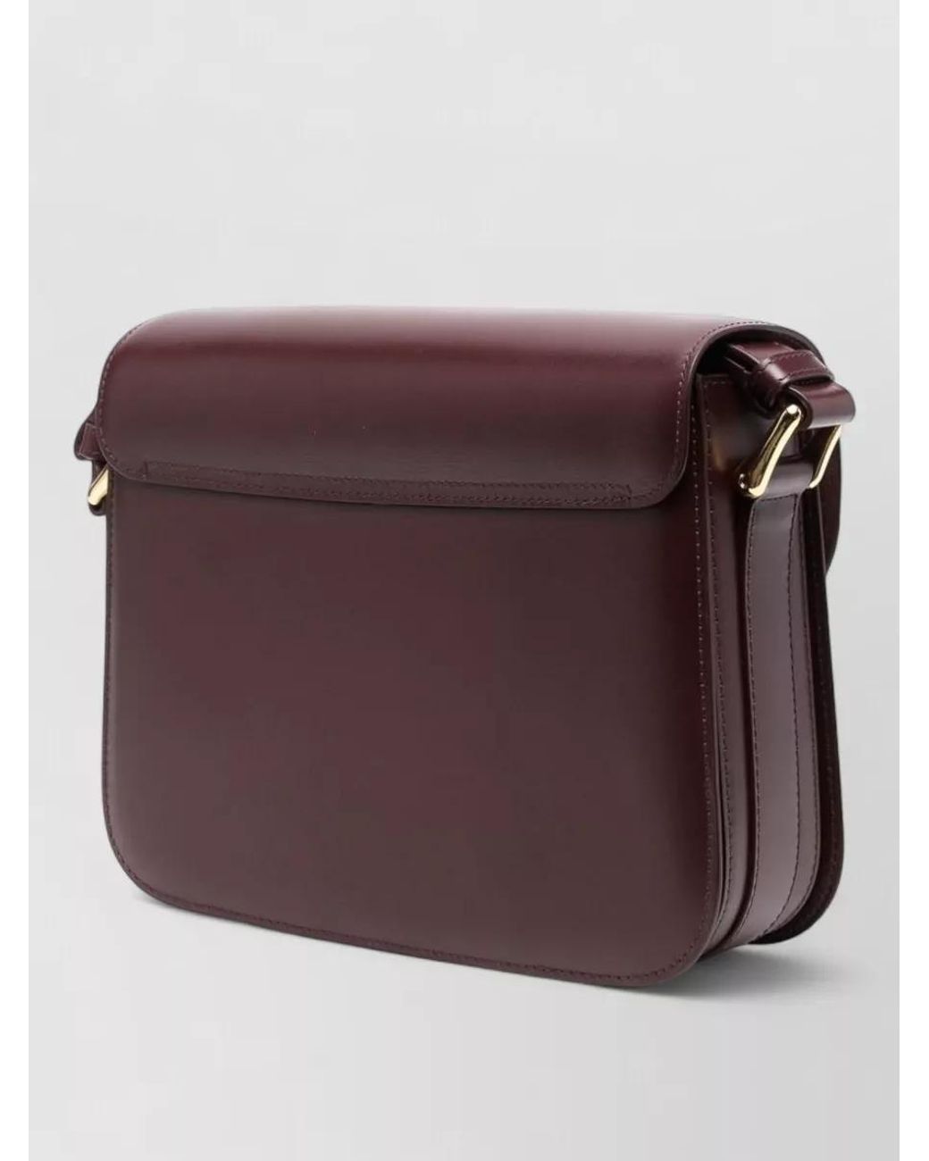 A.P.C. Brown Grace Leather Shoulder Bag