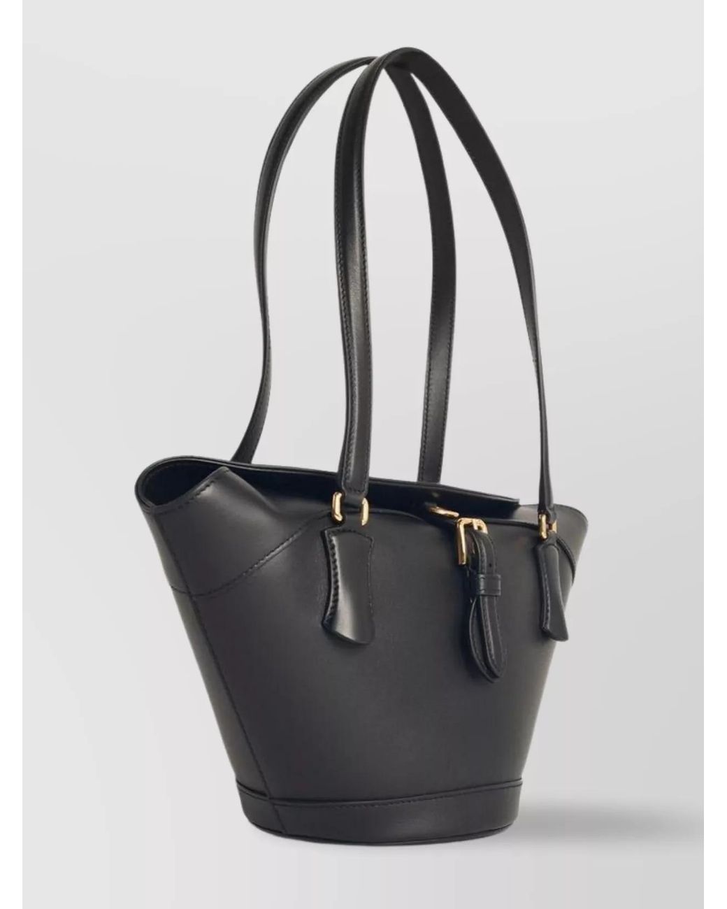Dolce & Gabbana Black Capri Leather Shoulder Bag