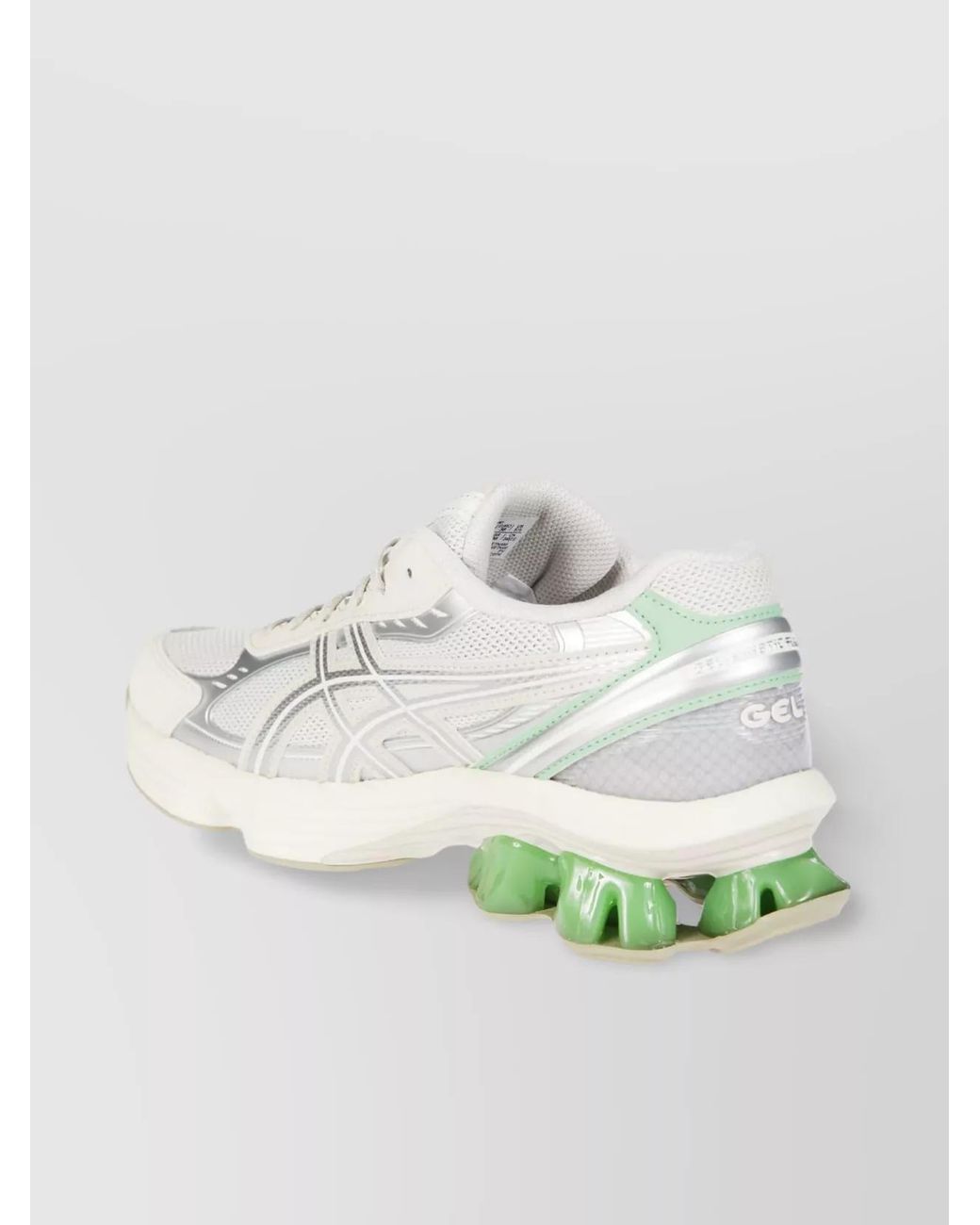 Asics White Mesh Low-Top Sneakers