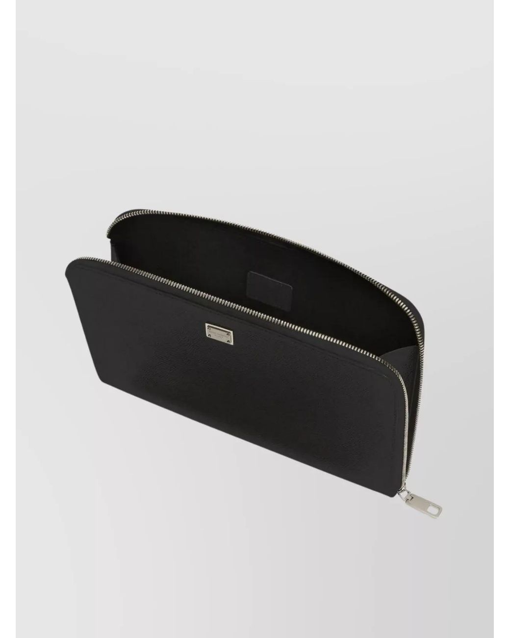 Dolce & Gabbana Black Leather Sicily Clutch Bag for men