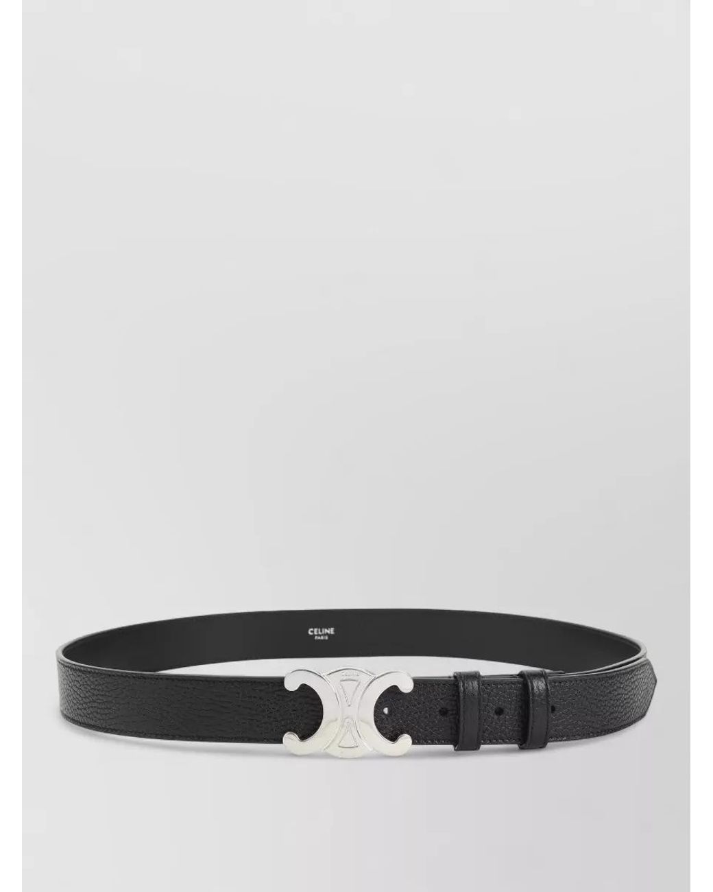 Céline Gray Calf Leather Belt for men