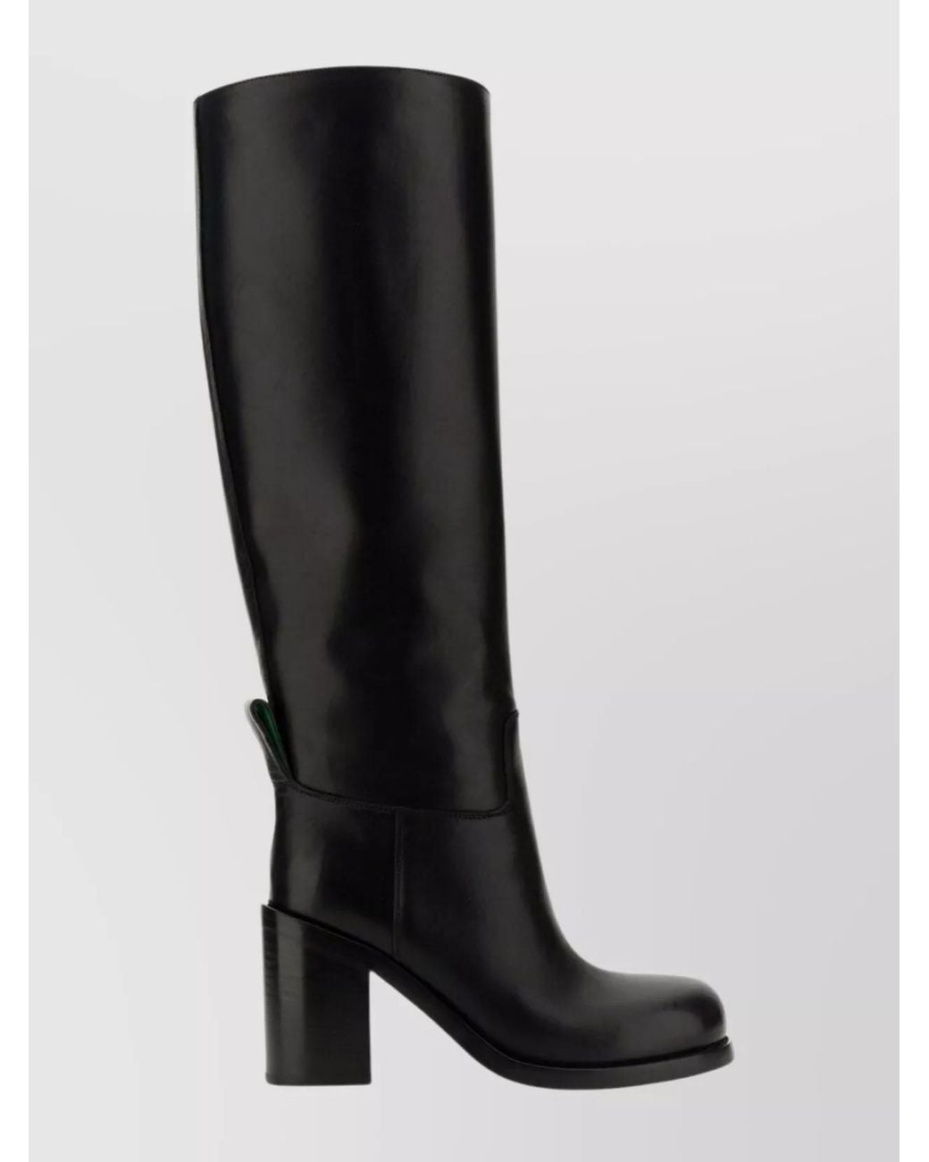 Bottega Veneta Black Leather Horse Boots