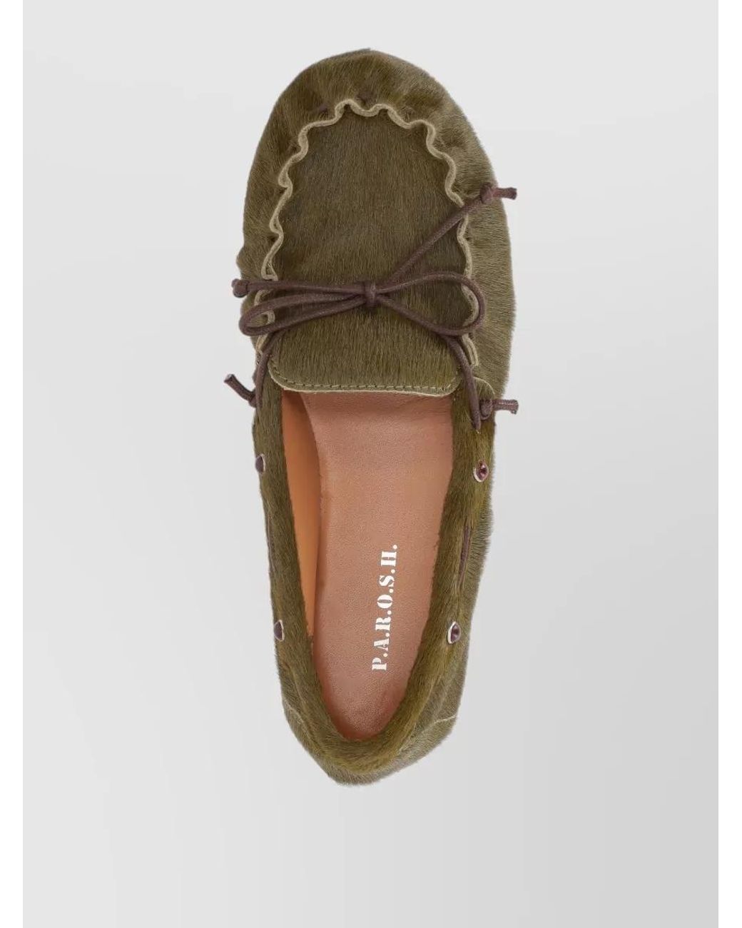 P.A.R.O.S.H. Brown Leather Loafers