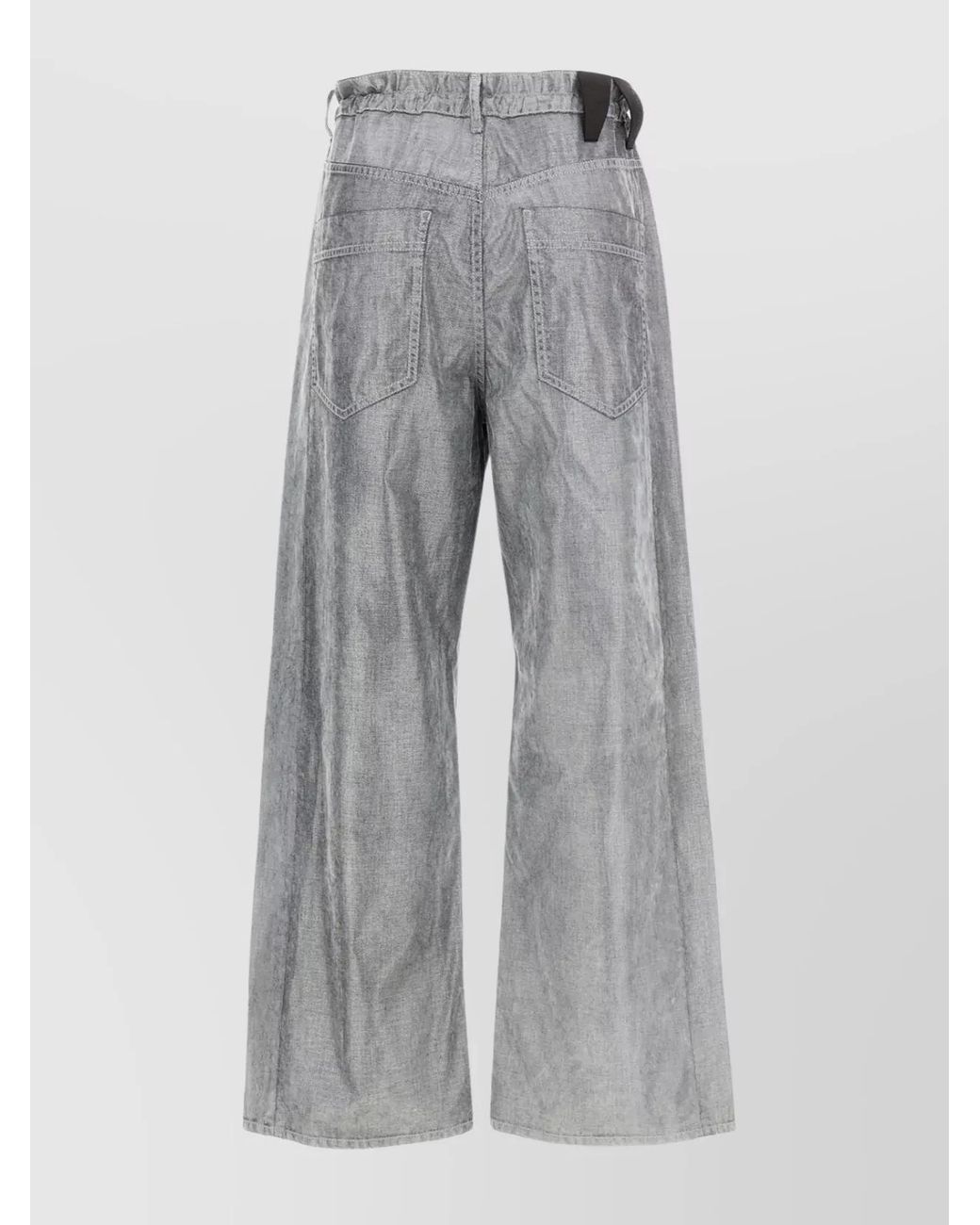 DARKPARK Gray Denim Wide-Leg Trousers