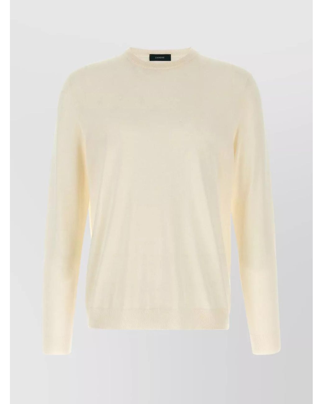 Zanone Natural Cotton Jumper for men