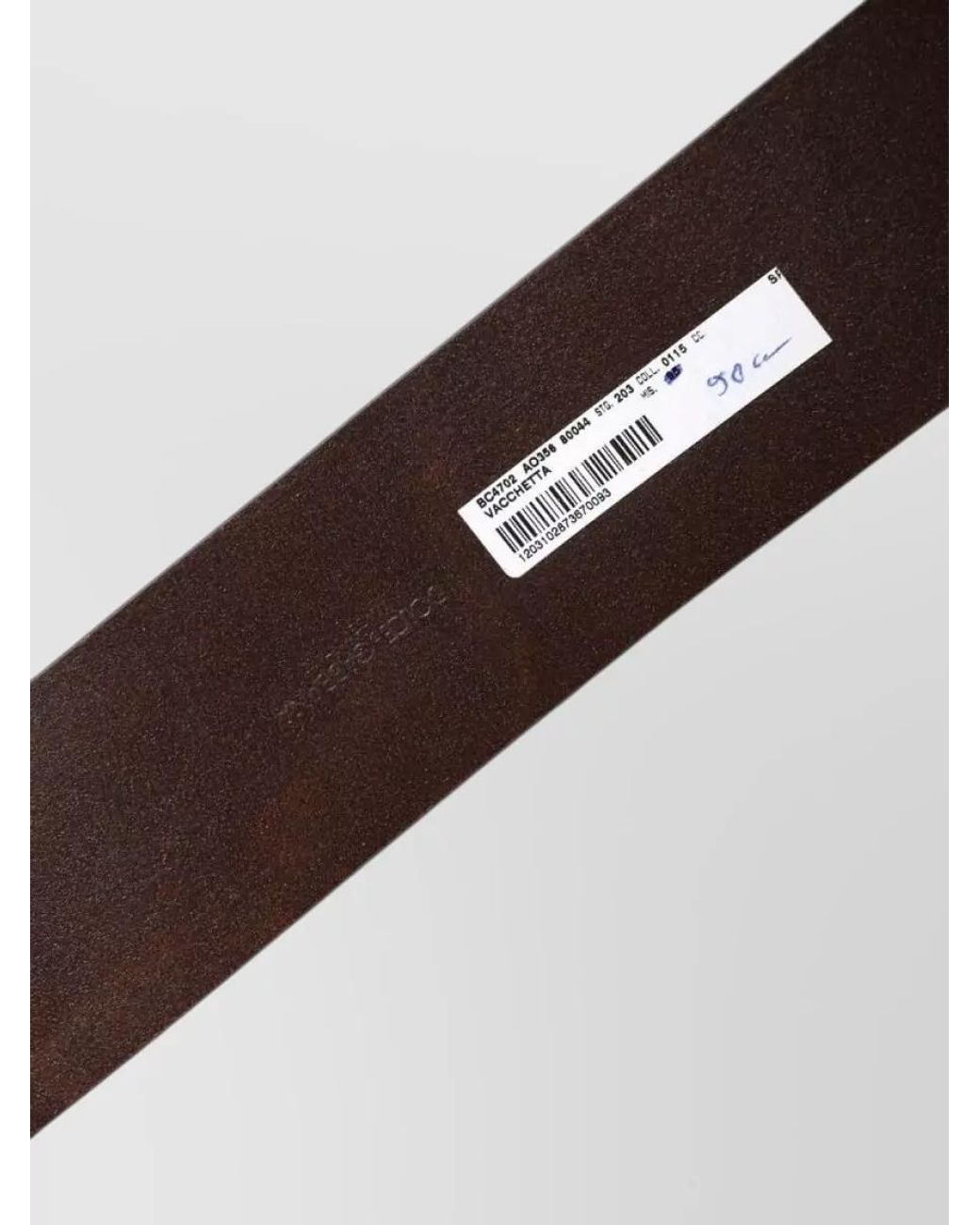 Dolce & Gabbana Brown Leather Wide Waist Belt for men