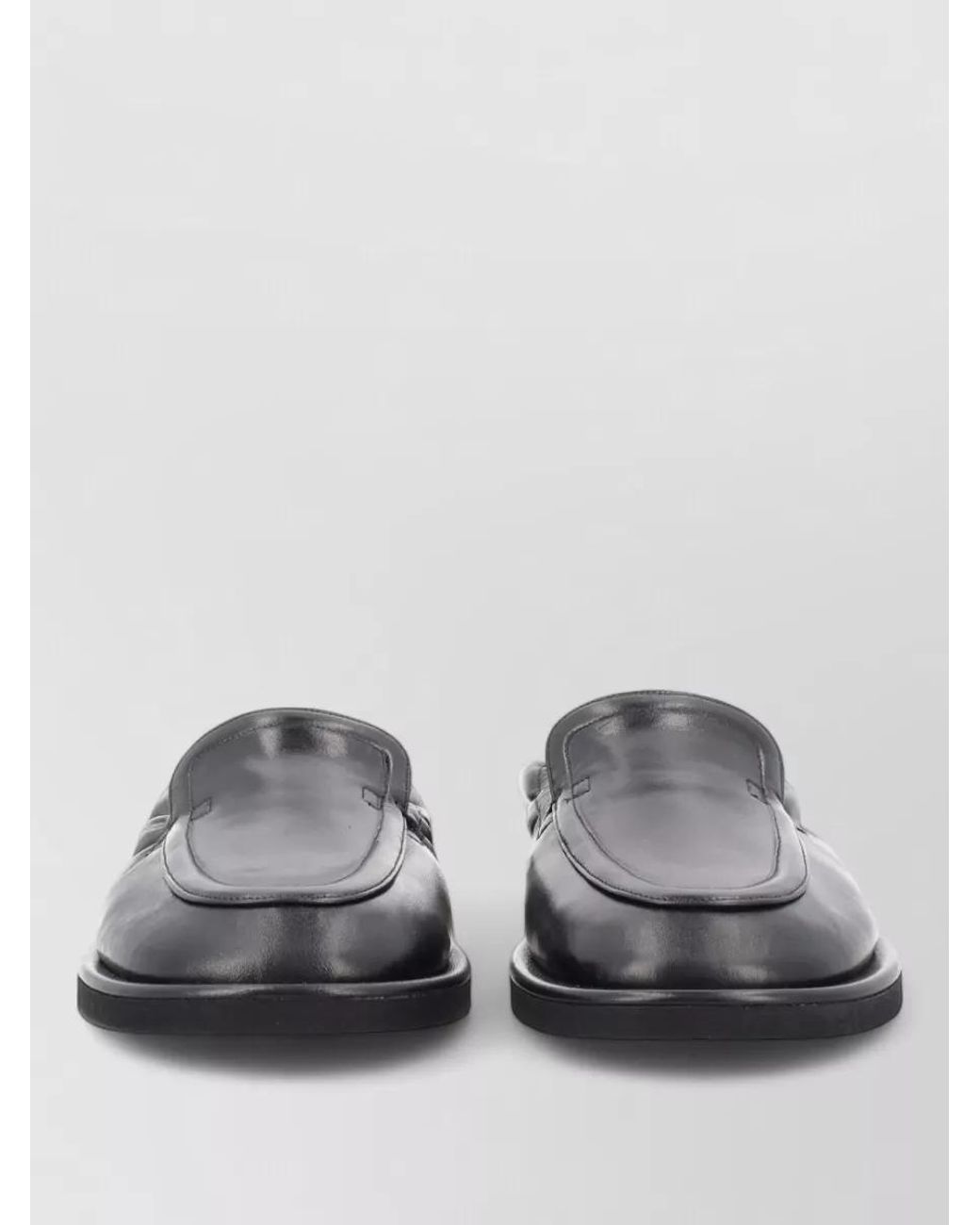 Studio Nicholson Gray Leather Loafers for men