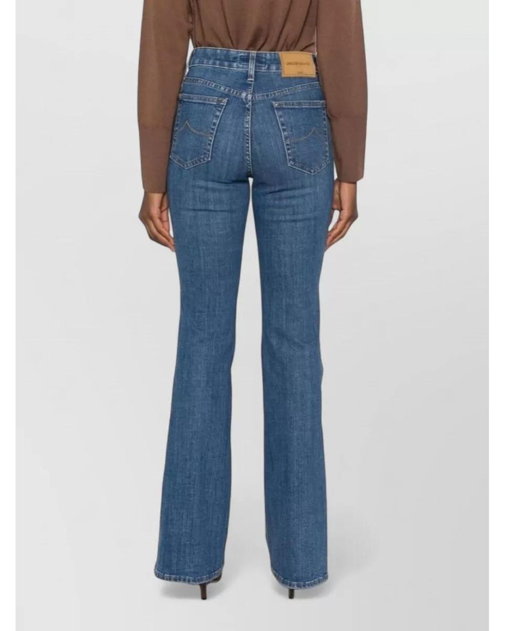 Jacob Cohen Blue Flared Denim Jeans