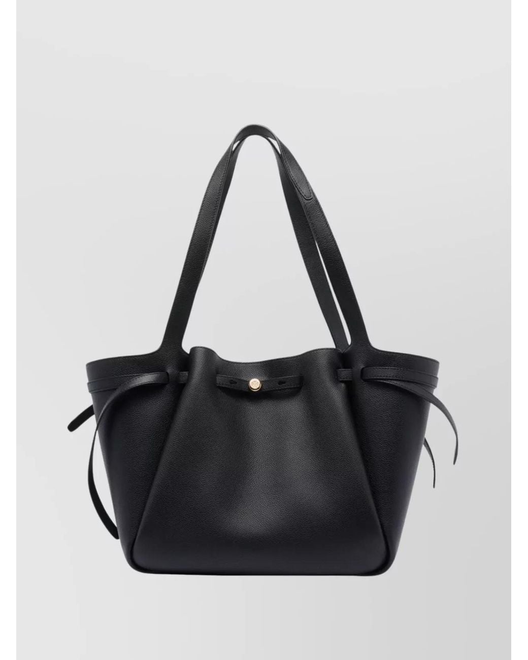 Tory Burch Black Romy Leather Tote Bag